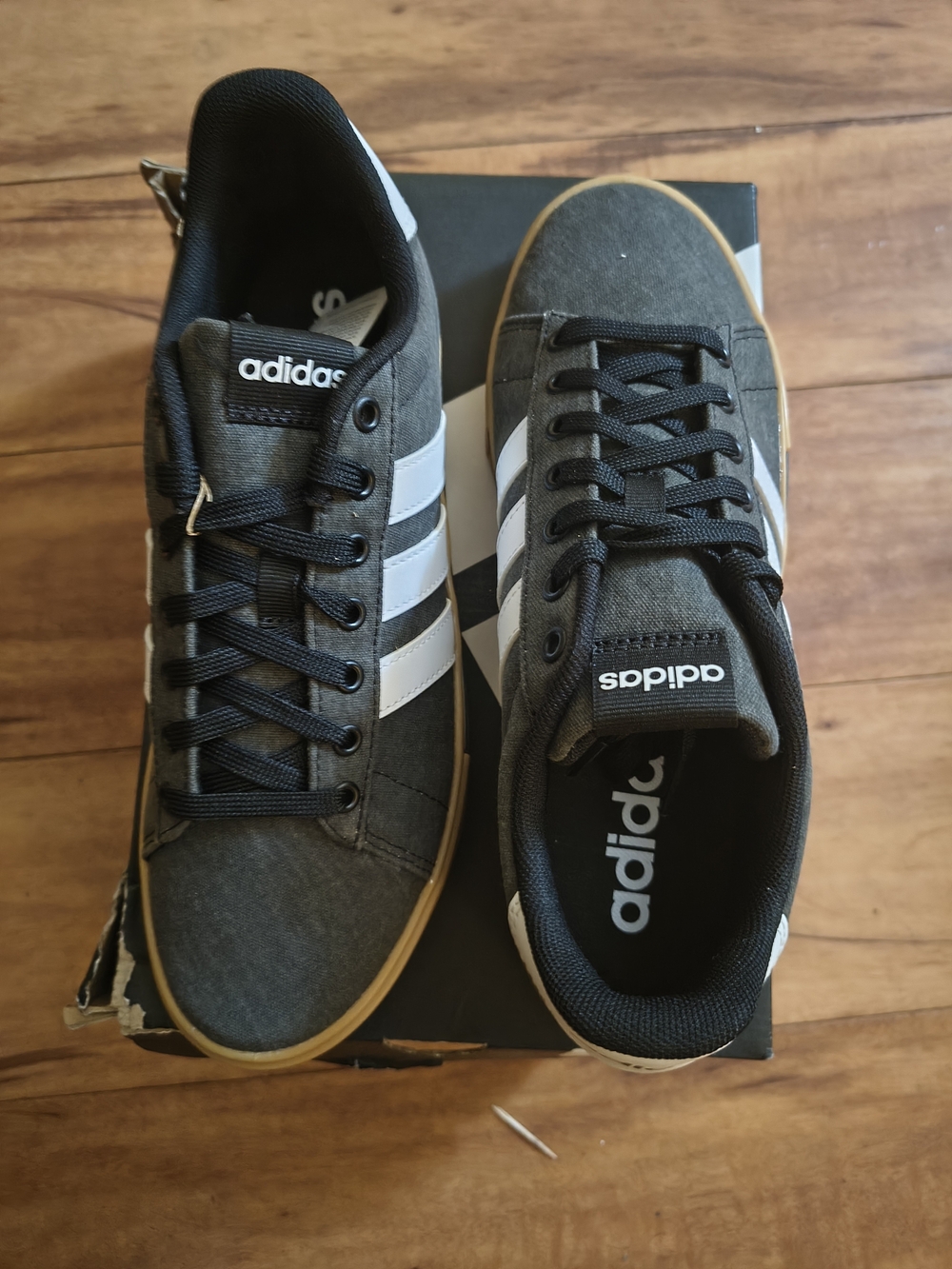 adidas Men’s Daily 4.0 Black & White Casual Sneakers